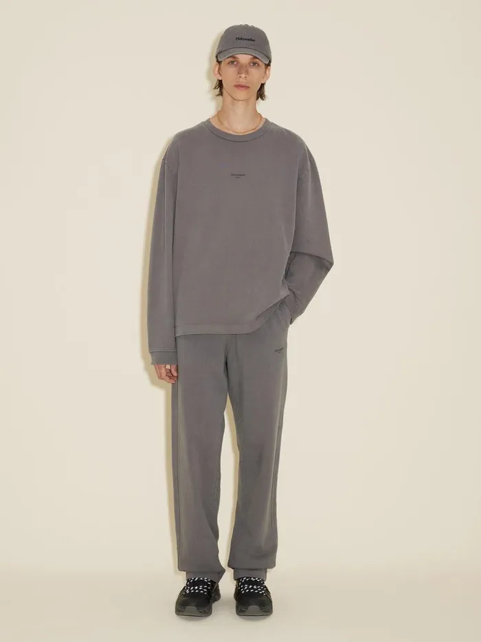 Tshirts and Sweats Men Holzweiler Bloom Oslo Crew Grey
