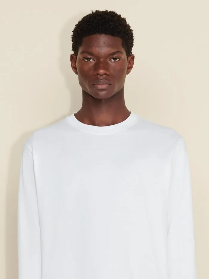 Tshirts and Sweats Men Holzweiler M Regular Long Sleeve White