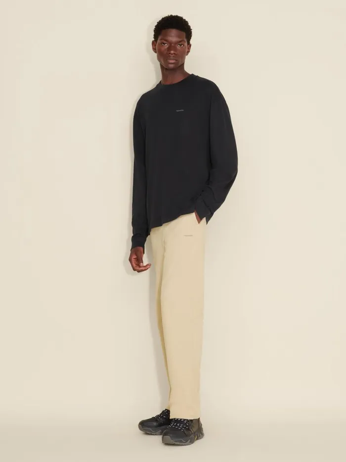 Tshirts and Sweats Men Holzweiler M Relaxed Long Sleeve Black