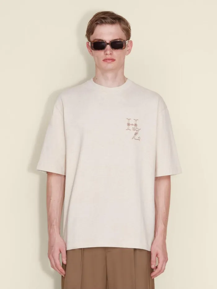 Tshirts and Sweats Men Holzweiler Ranger Logos Tee Sand Mix