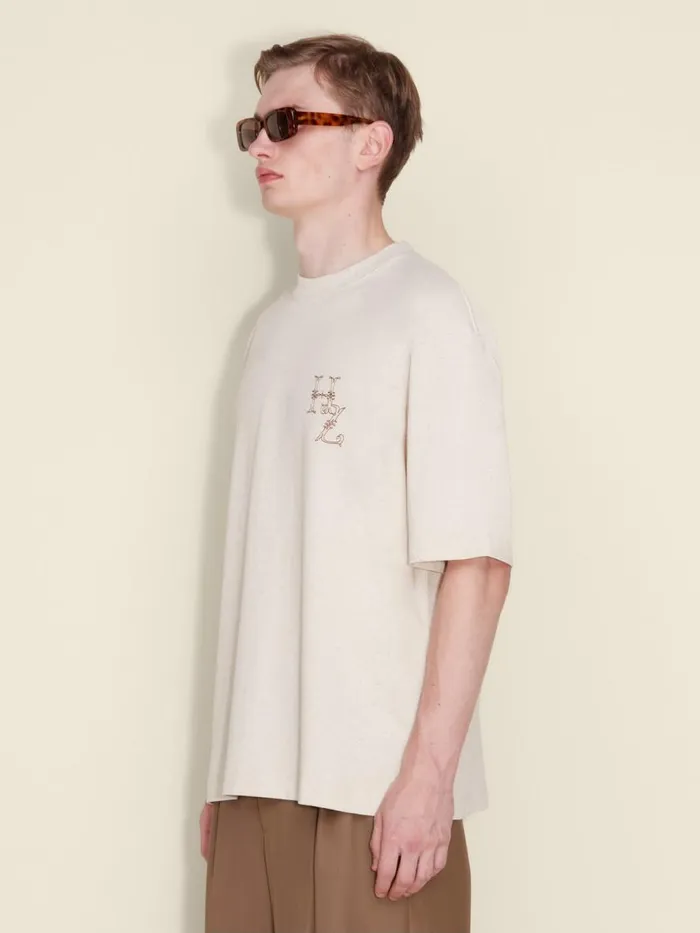 Tshirts and Sweats Men Holzweiler Ranger Logos Tee Sand Mix