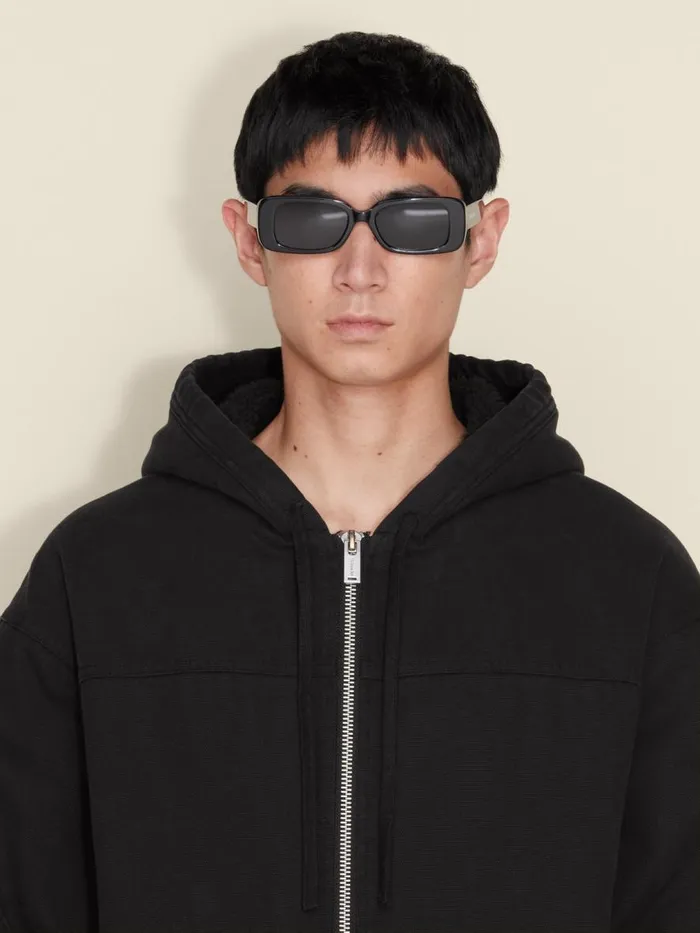 Tshirts and Sweats Men Holzweiler Tempest Hood Jacket Black