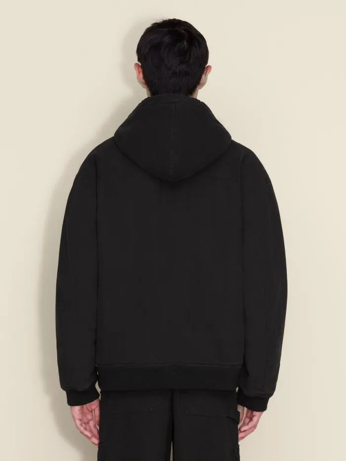 Tshirts and Sweats Men Holzweiler Tempest Hood Jacket Black