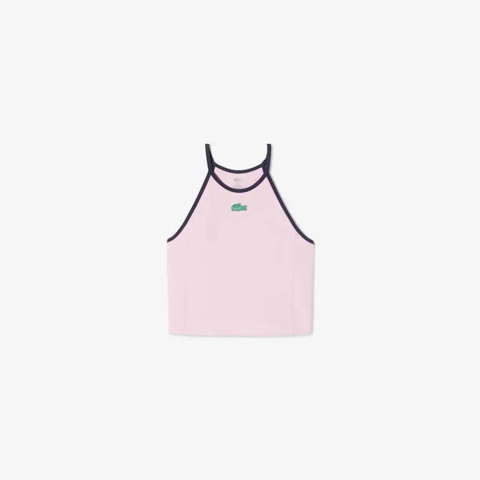 TShirts and Tops Women Lacoste Women039s Lacoste X Bandier All Motion Colorblock Tank Pink Ixv