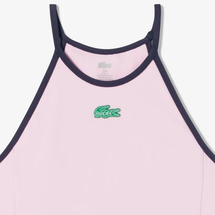 TShirts and Tops Women Lacoste Women039s Lacoste X Bandier All Motion Colorblock Tank Pink Ixv