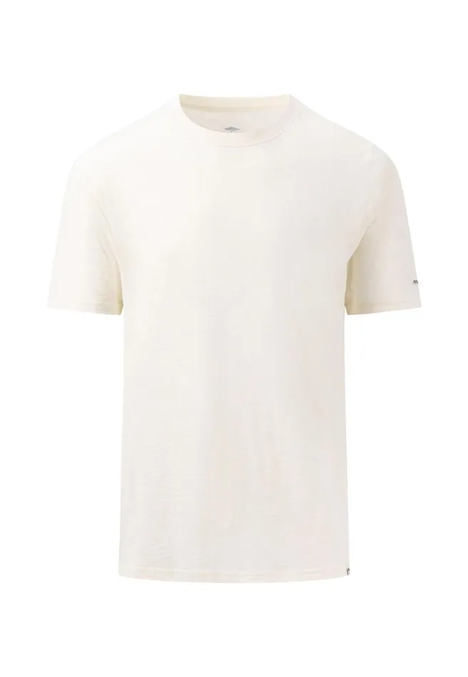 Tshirts Men FYNCHHATTON CasualFit SlubJersey Tshirt Offwhitenavyorient Redcrystal Blue Tshirts Men FYNCHHATTON CasualFit SlubJersey Tshirt Offwhitenavyorient Redcrystal Blue