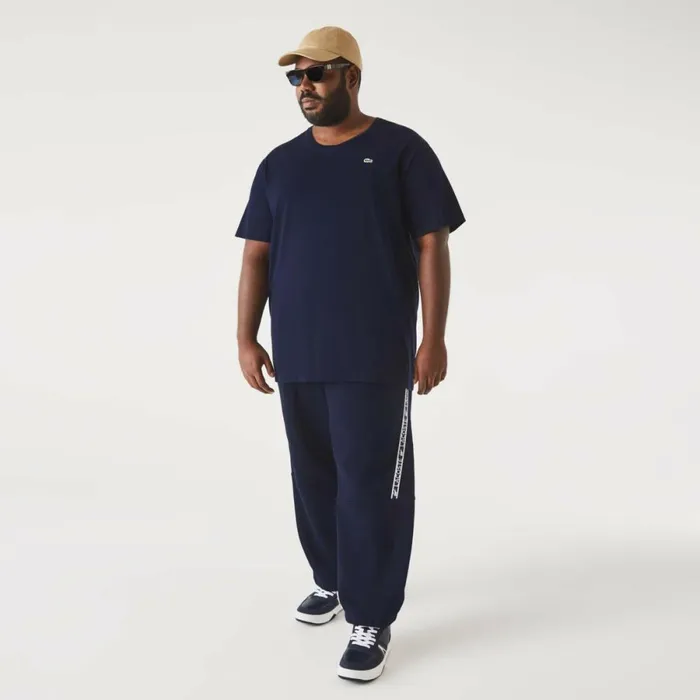 TShirts Men Lacoste Men039s Big Fit Crew Neck Cotton Jersey TShirt Navy Blue 166 TShirts Men Lacoste Men039s Big Fit Crew Neck Cotton Jersey TShirt Navy Blue 166