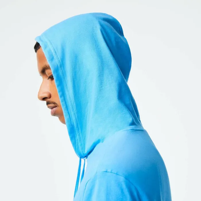 TShirts Men Lacoste Men039s Cotton Jersey Hooded TShirt Blue 4xa
