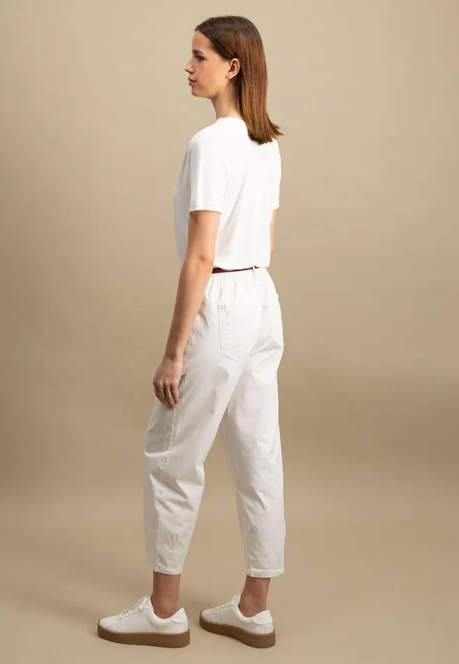 Tshirts Women FYNCHHATTON Image Is Missing Uniformed Tshirt With A Round Neckline Milkfresh Roseblack