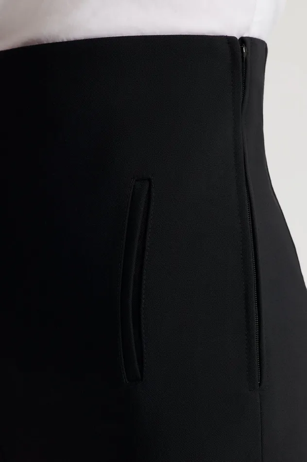 TAILORED CROP HIGH WAIST TROUSER BLACK Trousers Scanlan Theodore Women