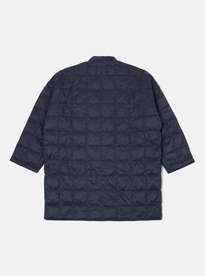 Taion Hanten Down Cardigan In Dark Navy Nylon Men Universal Works Coats and Outerwear