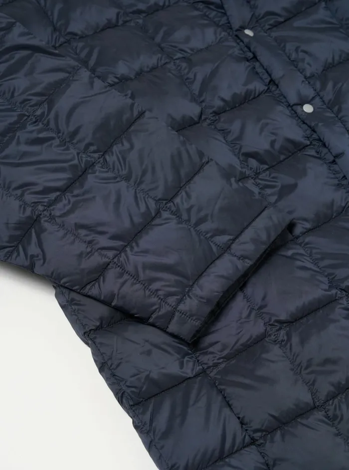 Taion Hanten Down Cardigan In Dark Navy Nylon Men Universal Works Coats and Outerwear