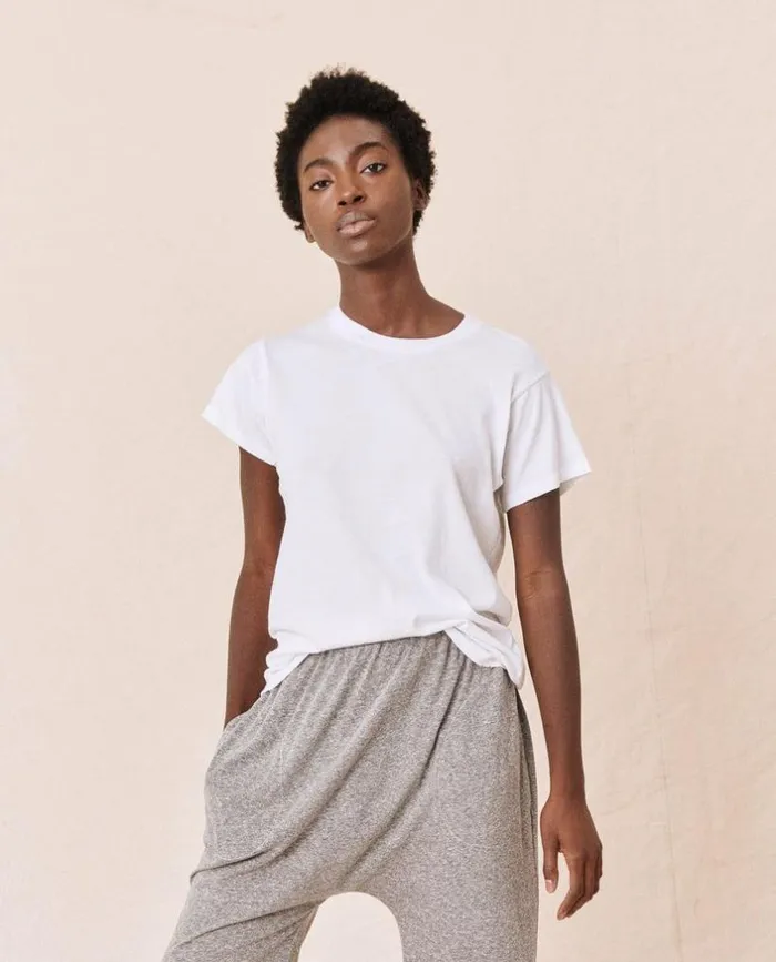 Tees and Sweats The Great The Slim Tee True White