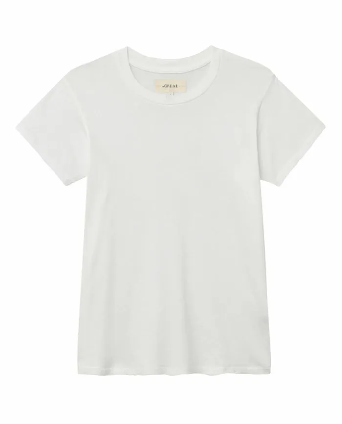 Tees and Sweats The Great The Slim Tee True White