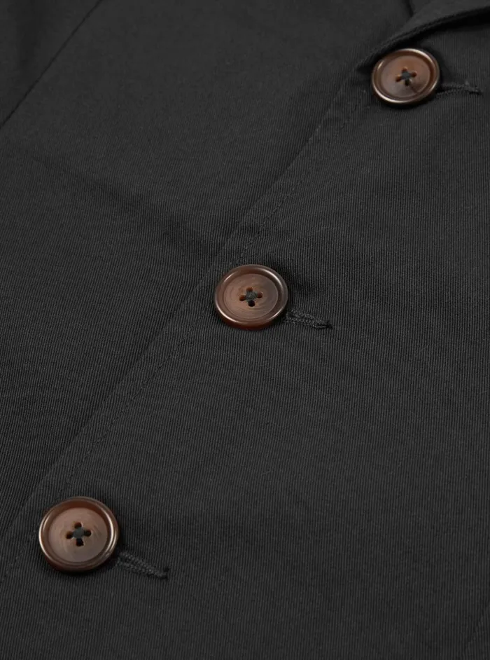 The London Jacket Black Twill Men Universal Works Cotton Twill