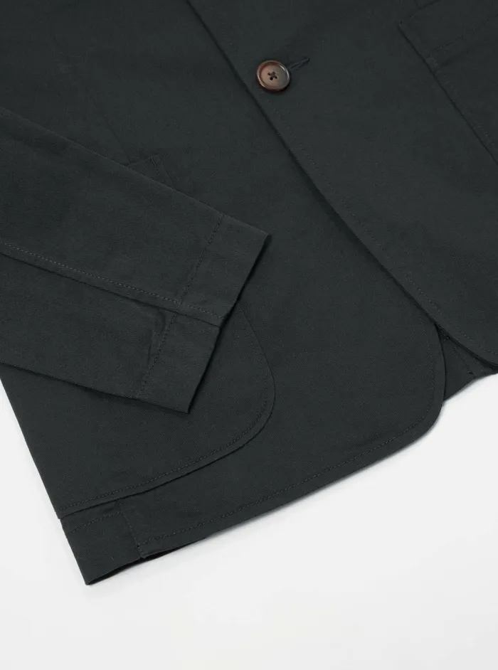 The London Jacket Black Twill Men Universal Works Cotton Twill