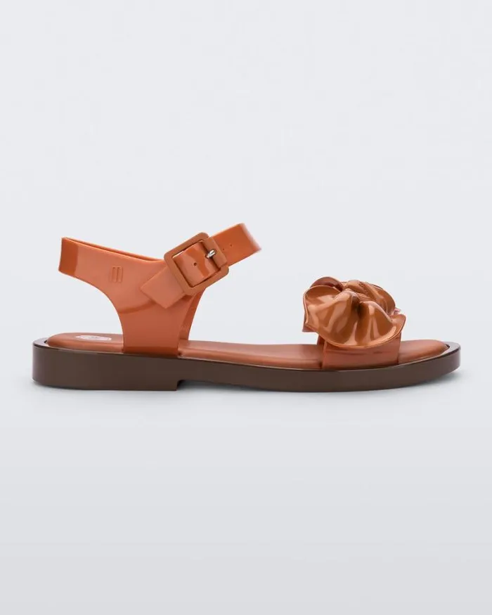 Tie Mar Sandal Brownorange Women Melissa Sandals