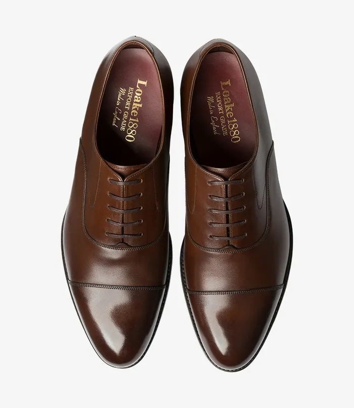 Toe Caps Men Hanover Roasted Coffee Loake Toe Caps Men Hanover Roasted Coffee Loake