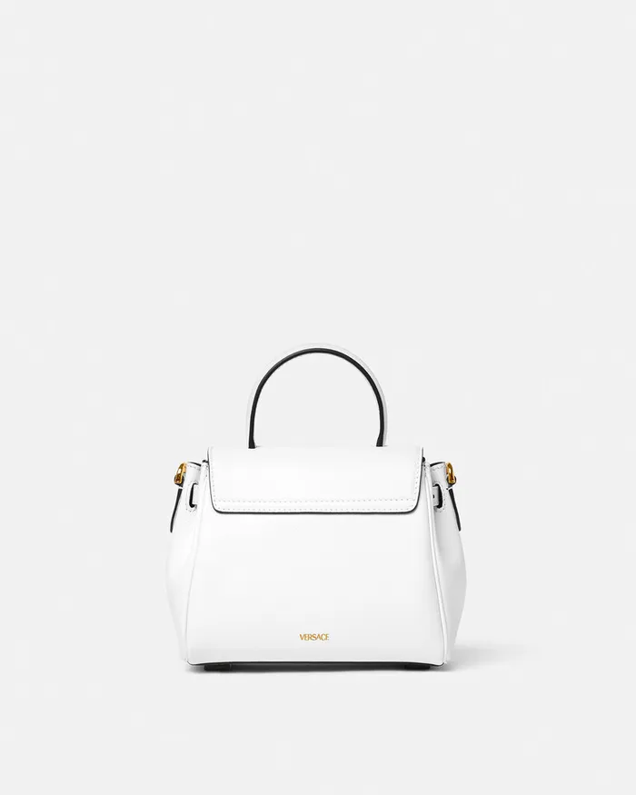 Top Handle Women Versace La Medusa Small Handbag White