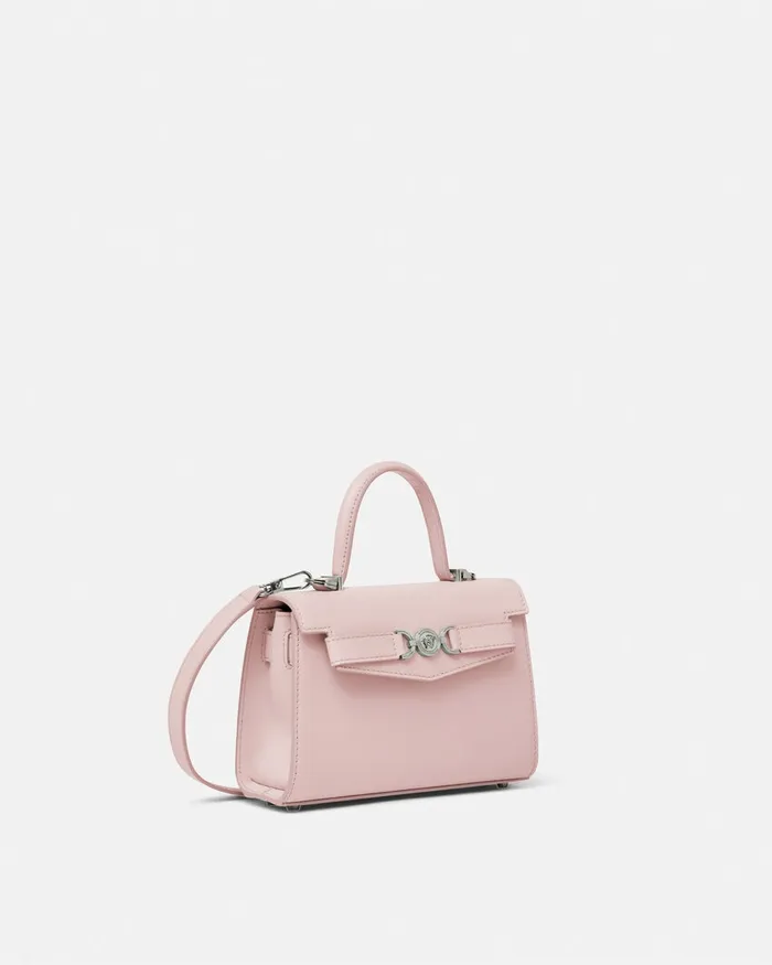 Top Handle Women Versace Medusa 03995 Small Handbag Light Pink