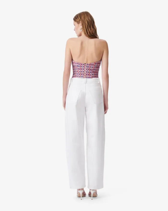 Tops and Shirts Women IRO MARAKI TWEED CROP BUSTIER