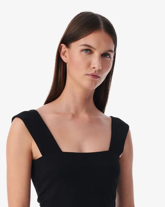 Tops and Shirts Women IRO RAE SQUARE NECK JERSEY CROP TOP