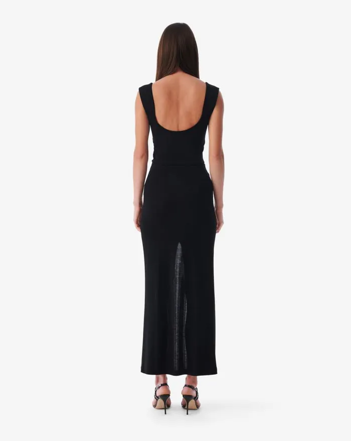 Tops and Shirts Women IRO RAE SQUARE NECK JERSEY CROP TOP