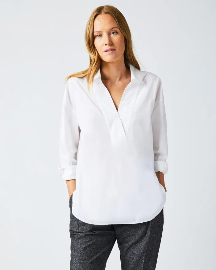 Tops Women Billy Reid The Big Shirt White