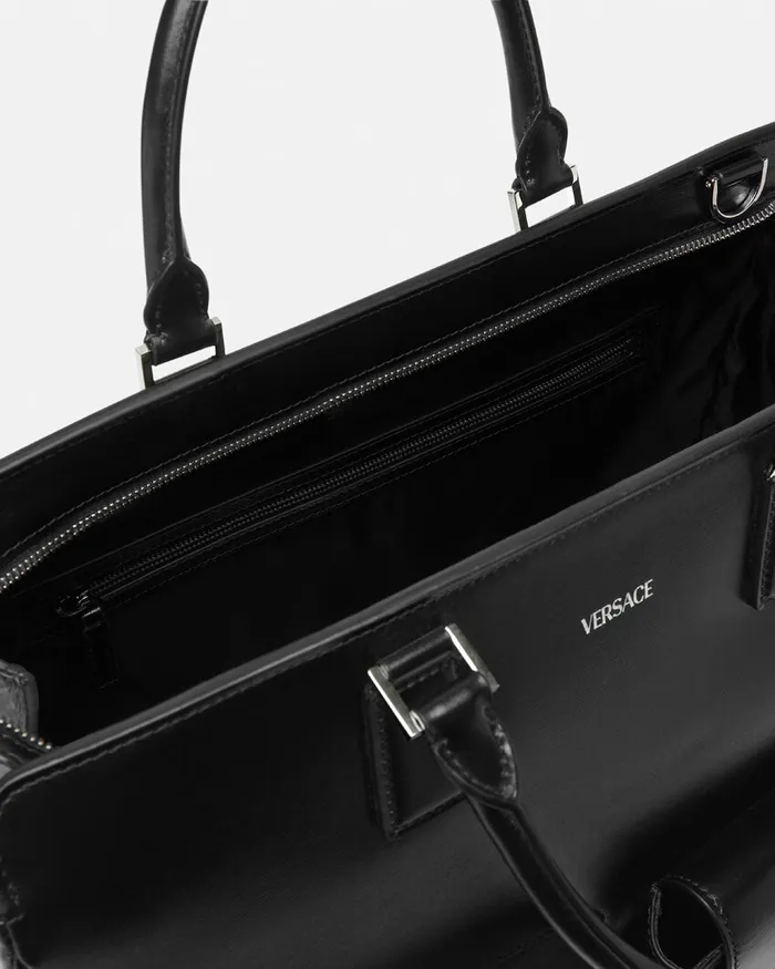 Totes Men Versace Cargo Tote Bag Blacksilver