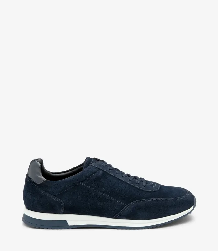 Trainers and Sneakers Bannister Navy Suede Loake Men