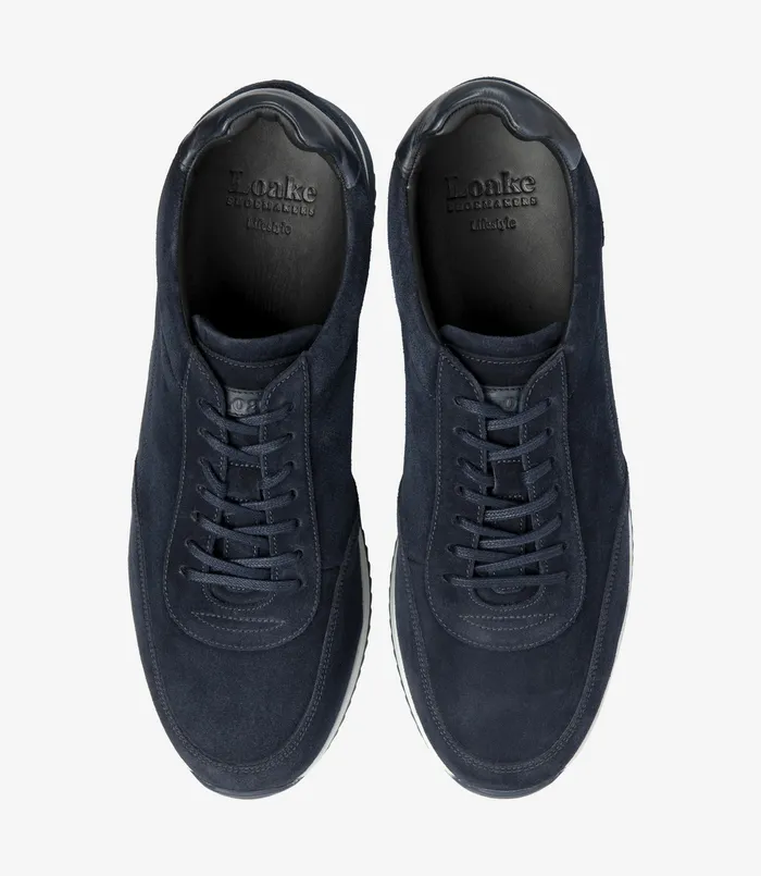 Trainers and Sneakers Bannister Navy Suede Loake Men Trainers and Sneakers Bannister Navy Suede Loake Men