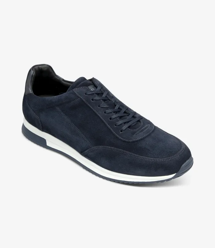 Trainers and Sneakers Bannister Navy Suede Loake Men Trainers and Sneakers Bannister Navy Suede Loake Men