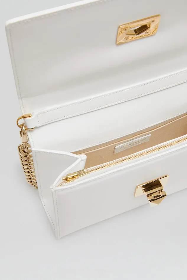 TRIANGLE CHAIN BAG WHITE Women Bags Scanlan Theodore TRIANGLE CHAIN BAG WHITE Women Bags Scanlan Theodore