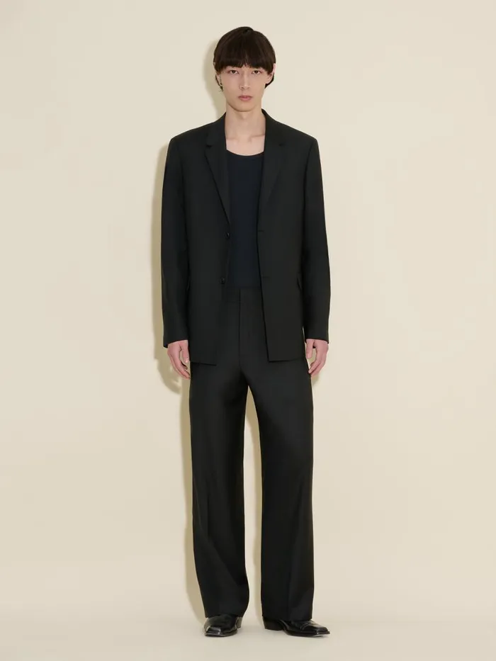 Trousers and Shorts Men Holzweiler Lopa Suit Trousers Black