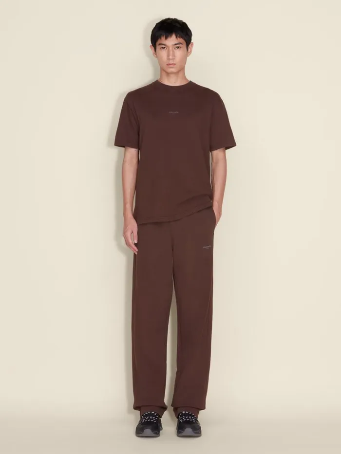 Trousers and Shorts Men Holzweiler M Lagoon Oslo Trousers Dk Brown