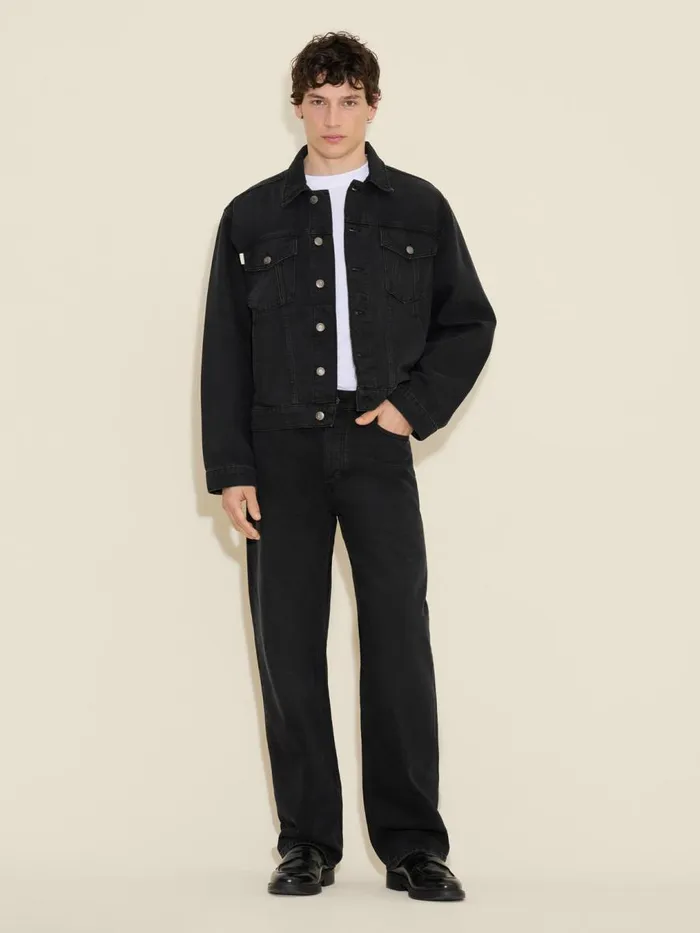 Trousers and Shorts Men Holzweiler M Straight Jeans Black Washed
