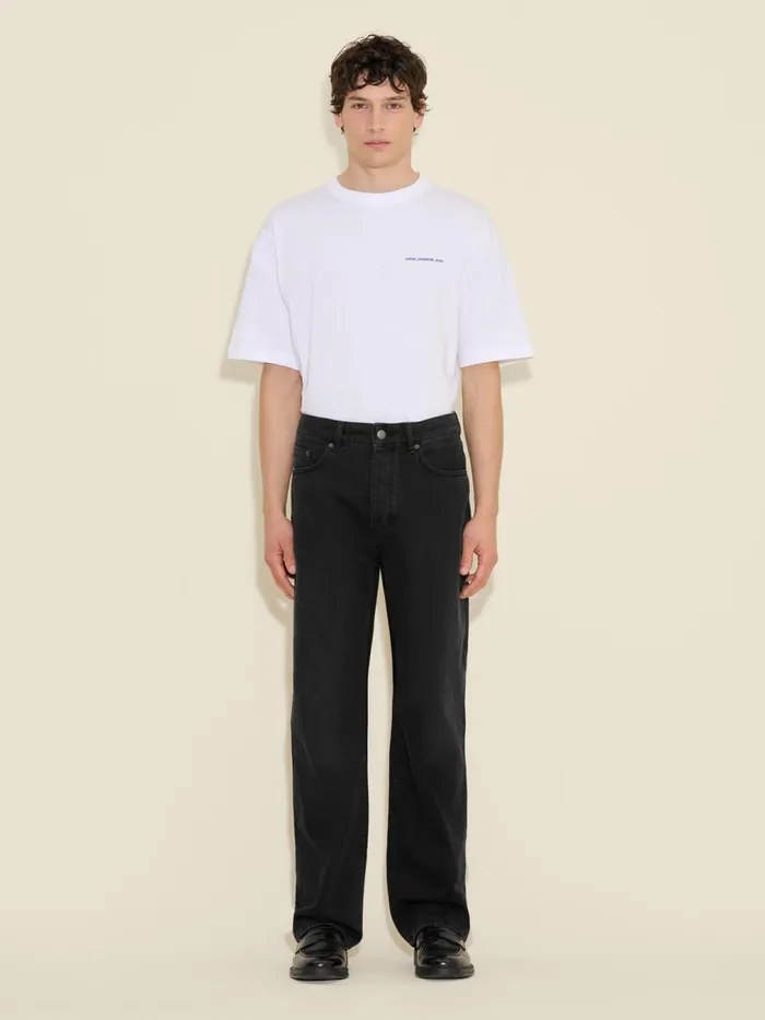 Trousers and Shorts Men Holzweiler M Straight Jeans Black Washed