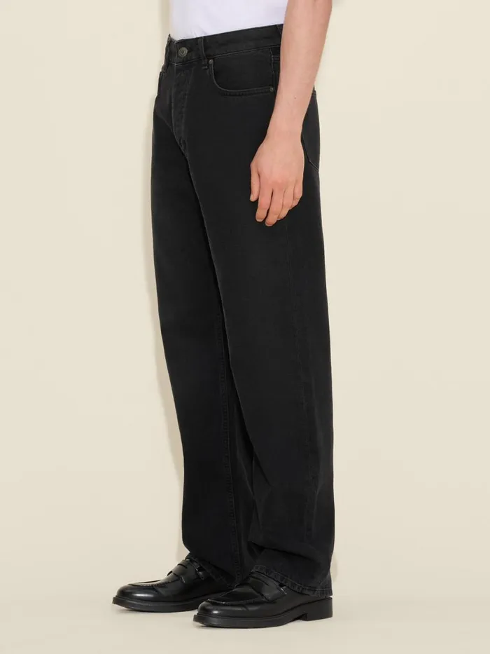 Trousers and Shorts Men Holzweiler M Straight Jeans Black Washed
