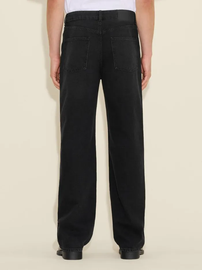 Trousers and Shorts Men Holzweiler M Straight Jeans Black Washed
