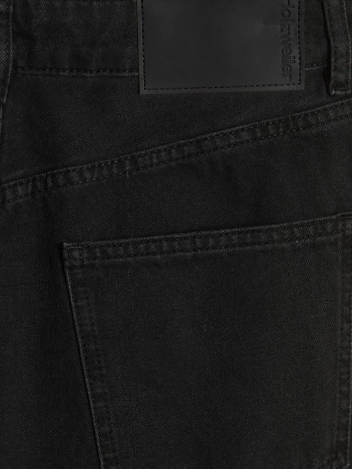 Trousers and Shorts Men Holzweiler M Straight Jeans Black Washed