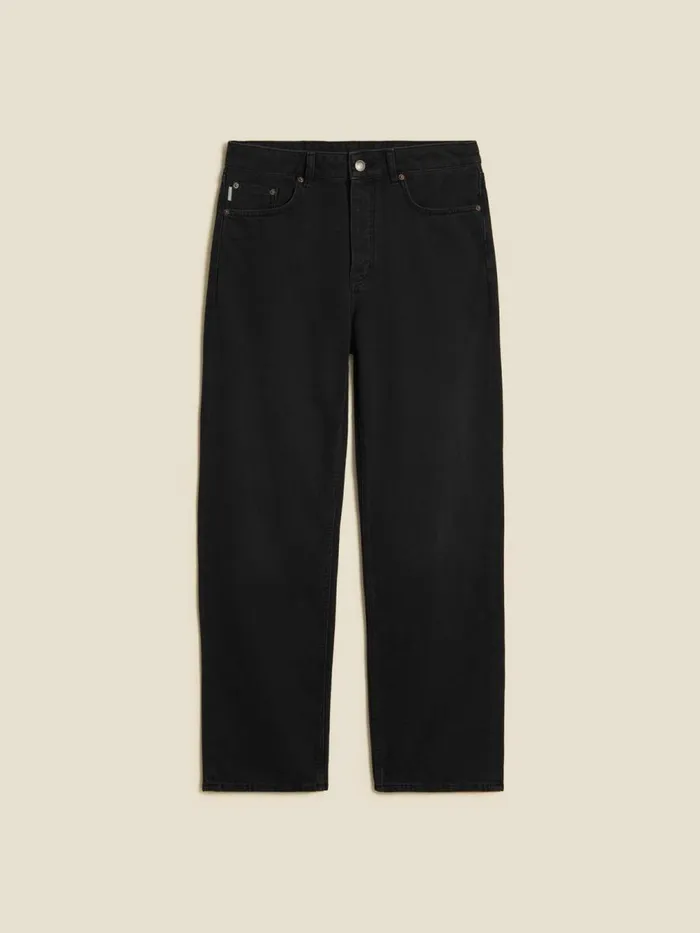 Trousers and Shorts Men Holzweiler M Straight Jeans Black Washed