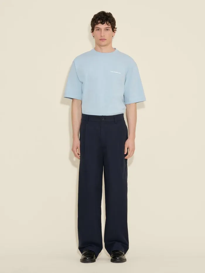 Trousers and Shorts Men Holzweiler Morten Trouser Dk Blue