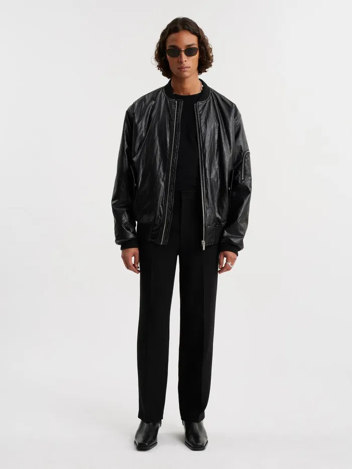 Trousers and Shorts Men Holzweiler Stanley Formal Trousers Black