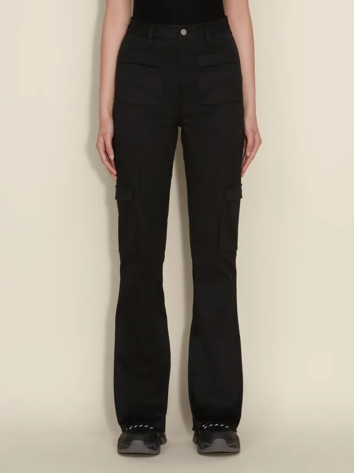 Trousers and Shorts Women Holzweiler Caro Cargo Trousers Black