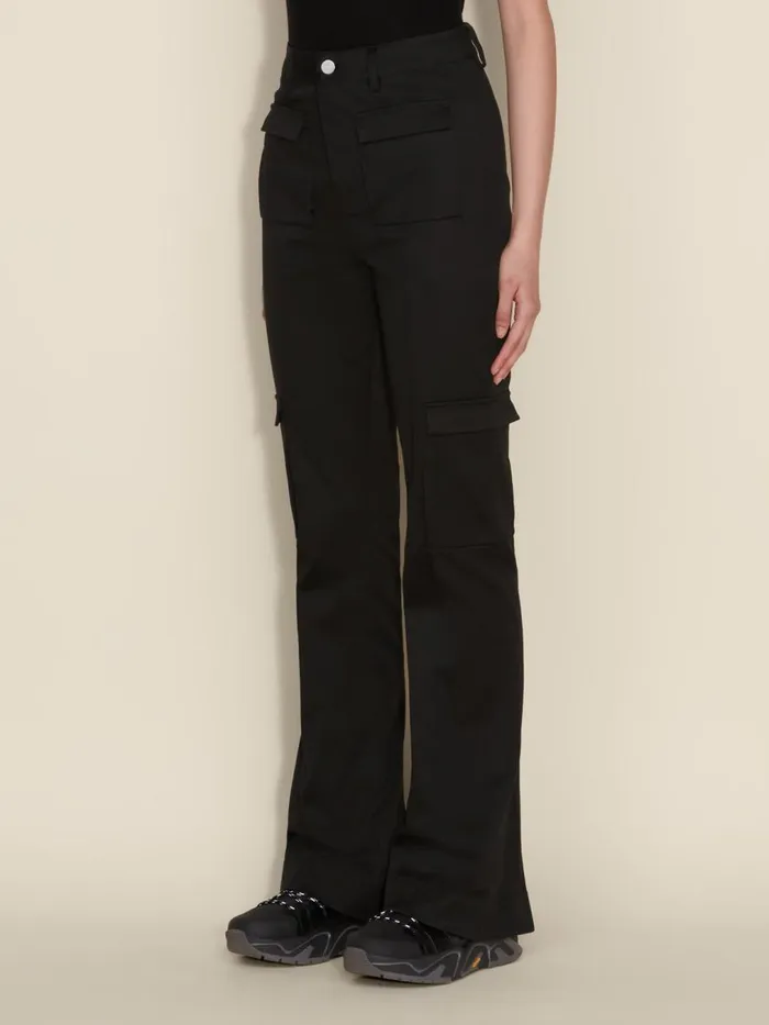 Trousers and Shorts Women Holzweiler Caro Cargo Trousers Black