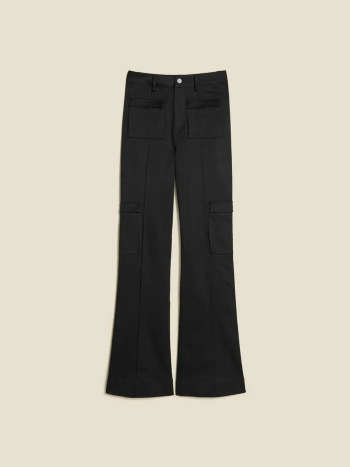 Trousers and Shorts Women Holzweiler Caro Cargo Trousers Black
