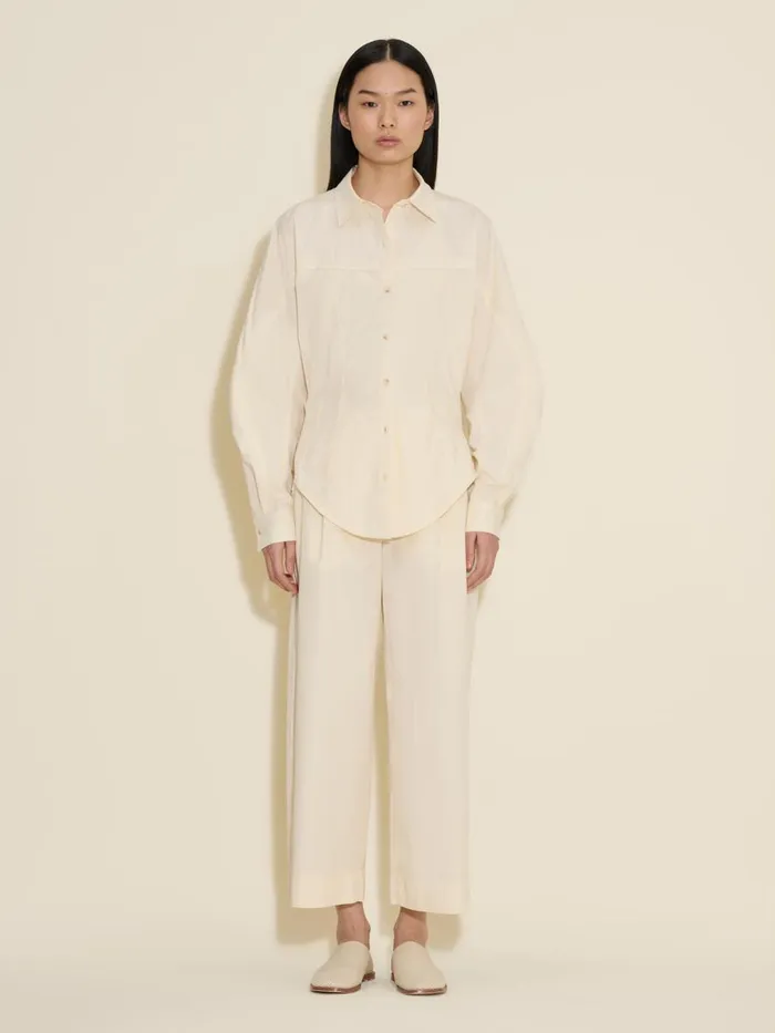 Trousers and Shorts Women Holzweiler Cyra Trousers Lt Yellow