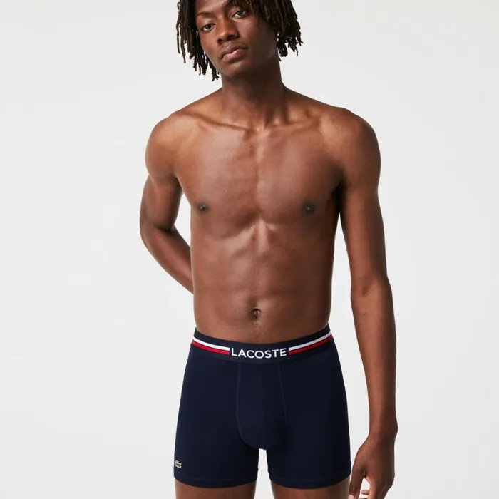 Underwear and Socks Men Lacoste Mens Long Cotton Boxer Brief 3Pack Navy Blue Grey Chine Red W34 Underwear and Socks Men Lacoste Mens Long Cotton Boxer Brief 3Pack Navy Blue Grey Chine Red W34