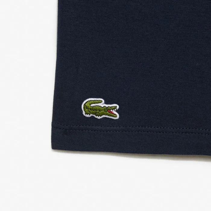 Underwear and Socks Men Lacoste Mens Long Cotton Boxer Brief 3Pack Navy Blue Grey Chine Red W34