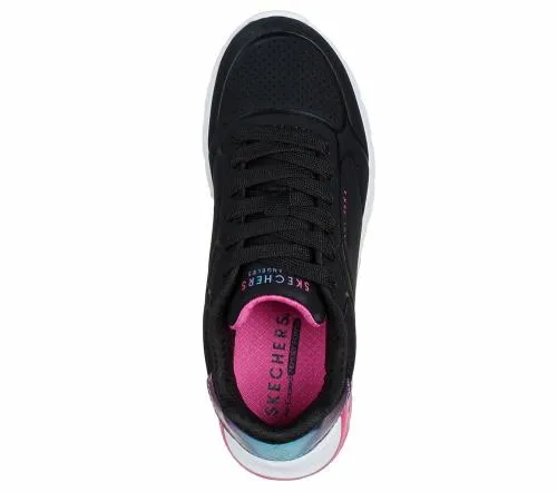 Uno Lite 20 8211 Vivid Pop Black Multi Kids SKECHERS Big Kids UK Sizes 36